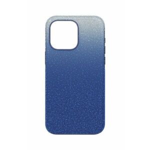 Swarovski etui pentru telefon HIGH 15 PRO MAX culoarea albastru marin, 5680852 imagine