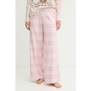 Hollister Co. pantaloni de pijama femei, culoarea roz, KI346-4028 imagine