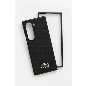 Lacoste etui pentru telefon Z Fold6 F956 culoarea negru, LCHMZFD6PVCK imagine