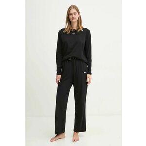 BOSS pijama femei, culoarea negru, 50527206 imagine