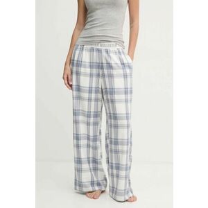 Hollister Co. pantaloni de pijama femei, culoarea alb, KI346-4051 imagine