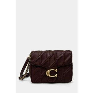 Coach poseta de piele square tabby culoarea bordo, CW629 imagine