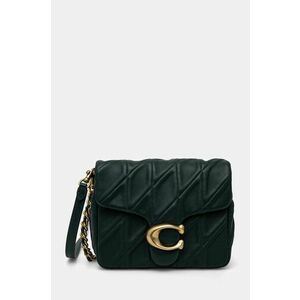 Coach poseta de piele square tabby culoarea verde, CW629 imagine