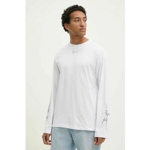 Karl Kani longsleeve din bumbac culoarea alb, cu imprimeu, 60240011 imagine