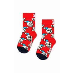 Happy Socks sosete copii Kids Holiday Doggo Sock culoarea portocaliu, P001691 imagine