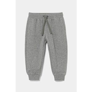 United Colors of Benetton pantaloni de trening pentru copii culoarea gri, neted, 3EB5GF04A imagine