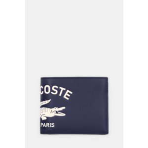 Lacoste portofel de piele barbati, culoarea albastru marin, NH4662FW imagine