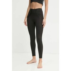 Puma jambiere de yoga Studio Cloudspun culoarea negru, neted, 525680 imagine