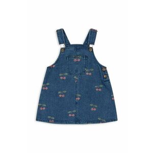 Konges Sløjd rochie din denim pentru copii MAGOT OVERALL DRESS GOTS mini, evazati, KS102041 imagine