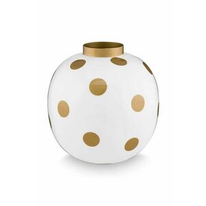 Pip Studio vaza decorativa Dots White-Gold imagine