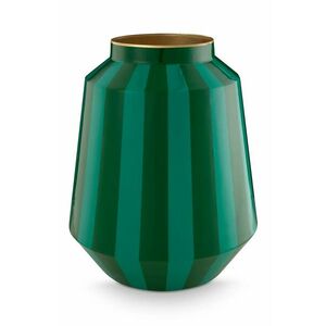 Pip Studio vaza decorativa Metal Stripes Green imagine