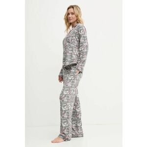 Dkny pijama femei, culoarea gri, YI90026F imagine