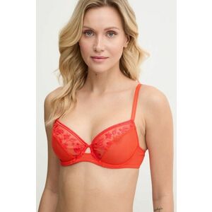 Chantelle sutien culoarea rosu, dantela, neted, C22CMU imagine