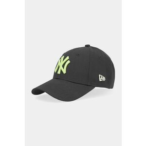 New Era șapcă din bumbac pentru copii NEW YORK YANKEES culoarea negru, cu imprimeu, 60565575 imagine