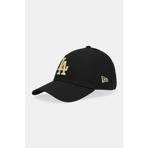 New Era șapcă de baseball din bumbac culoarea negru, cu imprimeu, 60424686 imagine