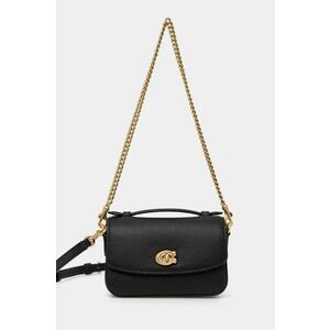 Coach poseta de piele Cassie culoarea negru, CW565 imagine