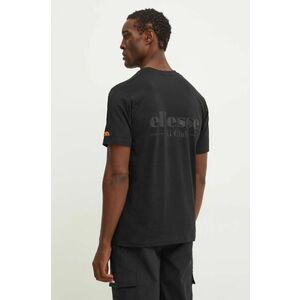 Ellesse tricou din bumbac CONDENA barbati, culoarea negru, cu imprimeu, SHX20960 imagine