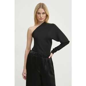 Rick Owens Lilies bluza femei, culoarea negru, neted, LI02D5220NEOS imagine