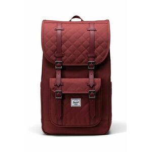 Herschel rucsac Little America culoarea bordo, mare, neted, 11390-06501-OS imagine