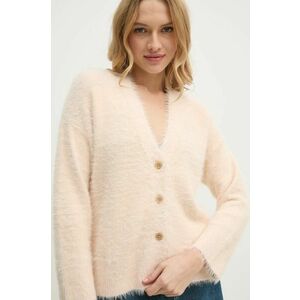 Sisley cardigan femei, culoarea bej, 19VBM602B imagine