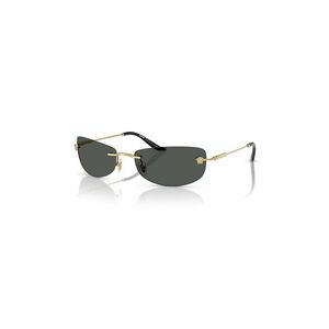 Versace ochelari de soare femei, culoarea negru, 0VE2279 imagine