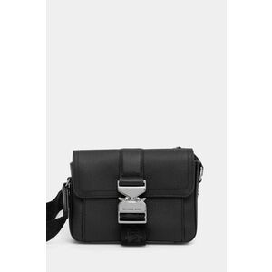 Michael Kors borseta de piele culoarea negru, 33F4LHDM2L imagine