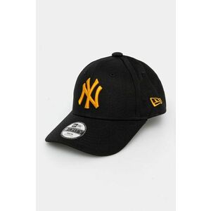 New Era șapcă din bumbac pentru copii NEW YORK YANKEES culoarea negru, cu imprimeu, 60565562 imagine