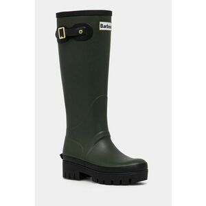 Barbour cizme Snowdon femei, culoarea verde, LRF0101OL12 imagine