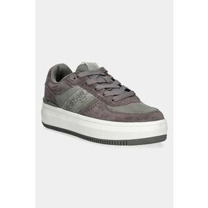 G-Star Raw sneakers din piele intoarsă Eve culoarea gri, GR487045BW imagine