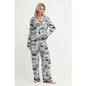 Dkny pijama femei, culoarea alb, YI90033 imagine