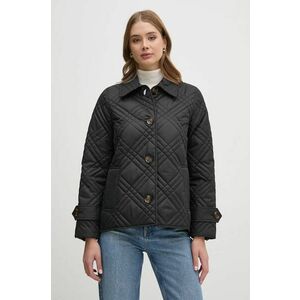 Barbour geaca Walton Quilt femei, culoarea negru, de tranzitie, LQU1753 imagine