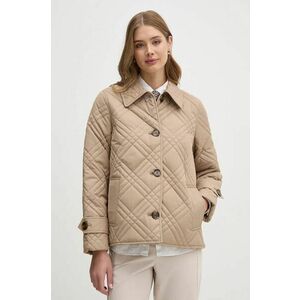 Barbour geaca Walton Quilt femei, culoarea bej, de tranzitie, LQU1753 imagine