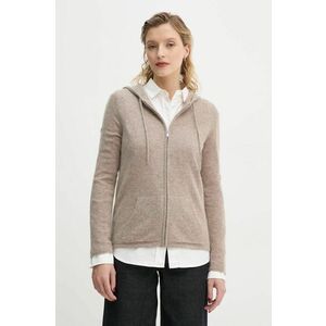 FROM FUTURE cardigan din casmir culoarea bej, light, WPH00007 imagine