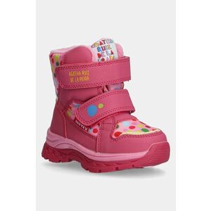 Agatha Ruiz de la Prada cizme de iarna copii culoarea roz, 241990 imagine