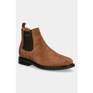 Gant botine din piele intoarsa St Fairkon barbati, culoarea maro, 29653819 G914 imagine