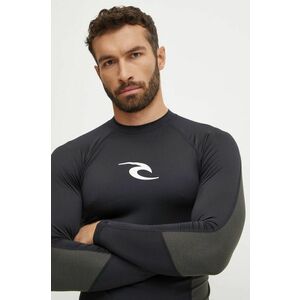 Rip Curl longsleeve de baie WAVES UPF culoarea negru, 141MRV imagine