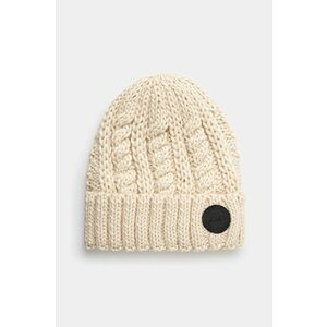 Roxy caciula Tram Beanie culoarea bej, din tricot gros, ERJHA04287 imagine