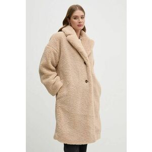 Barbour palton Ambani Casual Coat femei, culoarea bej, de tranzitie, LCA0341 imagine