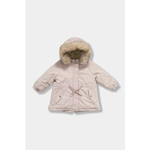 United Colors of Benetton parka pentru copii culoarea roz, 2S6BGN036 imagine