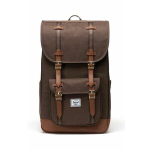 Herschel rucsac Little America culoarea maro, mare, neted, 11390-06508-OS imagine