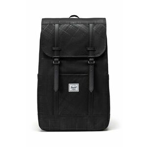 Herschel rucsac Retreat Backpack culoarea negru, mare, neted, 11397-06495-OS imagine