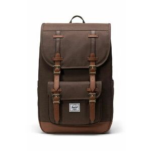 Herschel rucsac Little America culoarea maro, mare, neted, 11391-06508-OS imagine