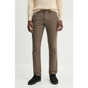 Timberland pantaloni barbati, culoarea maro, cu fason chinos, TB0A6V32BK01 imagine