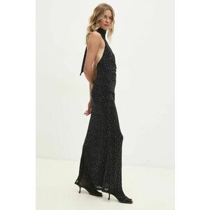 Answear Lab rochie culoarea negru, maxi, mulata imagine