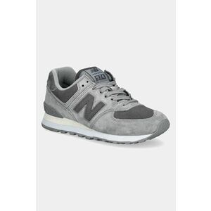 New Balance sneakers din piele intoarsă 574 culoarea gri, WL574HM2 imagine