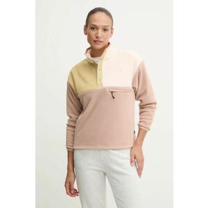 Picture bluză Arcca 1/4 Zip femei, culoarea roz, cu imprimeu, SWT0161 imagine