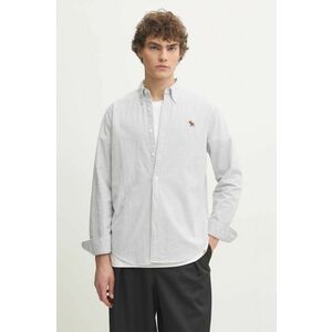 Abercrombie & Fitch cămașă bărbați, culoarea gri, cu guler button-down, regular, KI125-4185 imagine