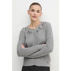 Artigli cardigan femei, culoarea gri, light, ACMA000067 imagine