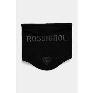 Rossignol fular impletit culoarea negru, cu imprimeu, RLNMH10 imagine