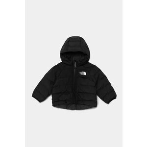 The North Face geacă bebe BABREVERSIBLE PERRITO HOODED JACKET culoarea negru, NF0A88W3JK31 imagine